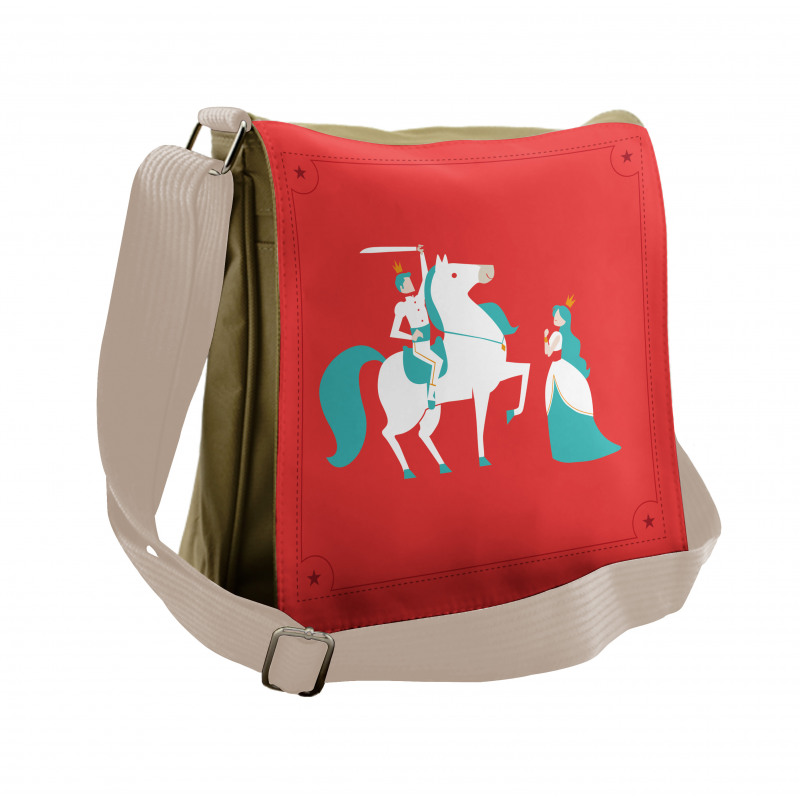 Princess Prince on Horse Messenger Bag