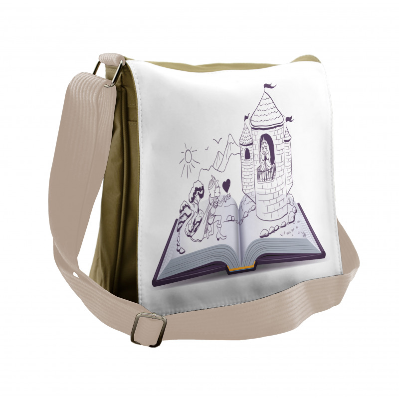 Knight Princess Fairytale Messenger Bag