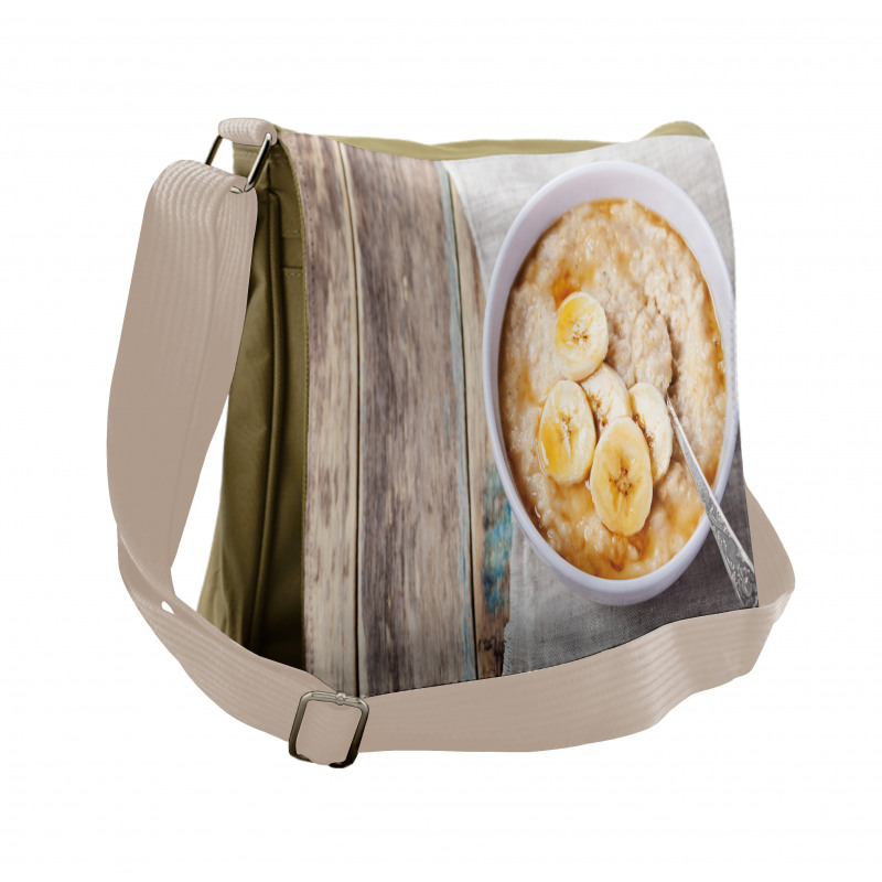 Bowl of Banana Porridge Messenger Bag