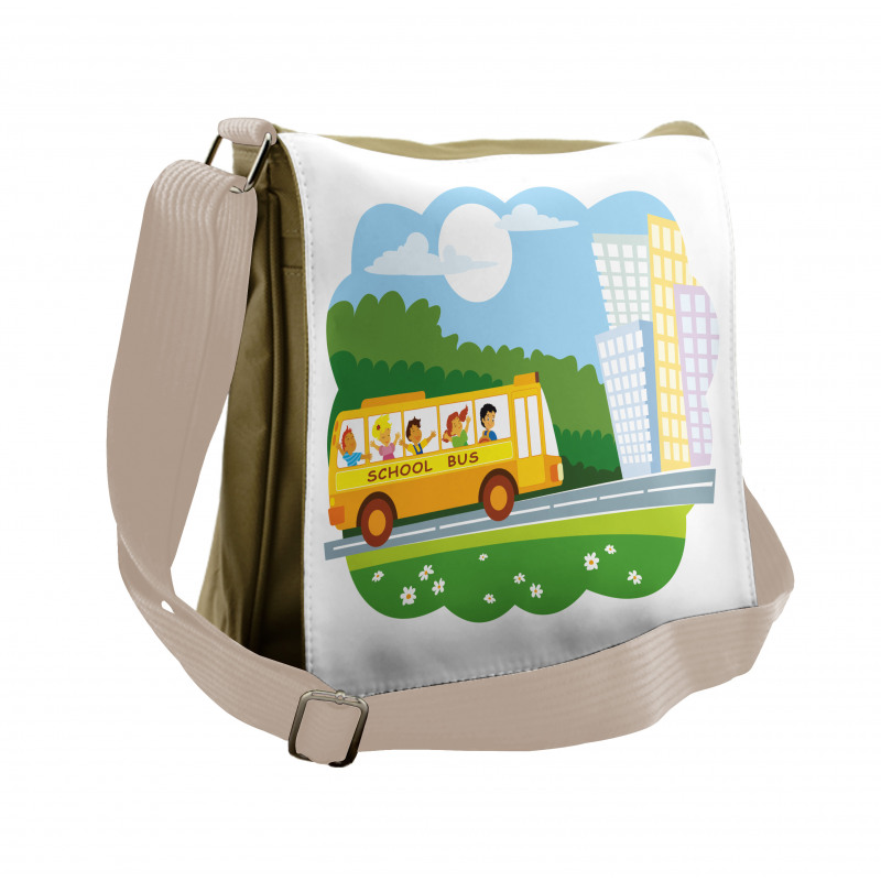 Children on Their Way Messenger Bag