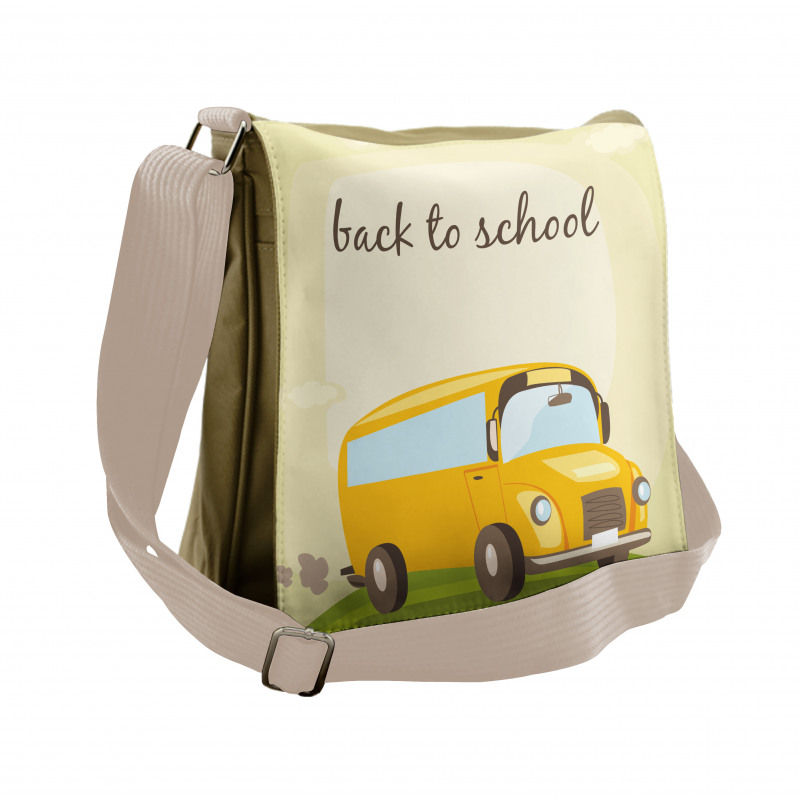 Back to School Theme Messenger Bag