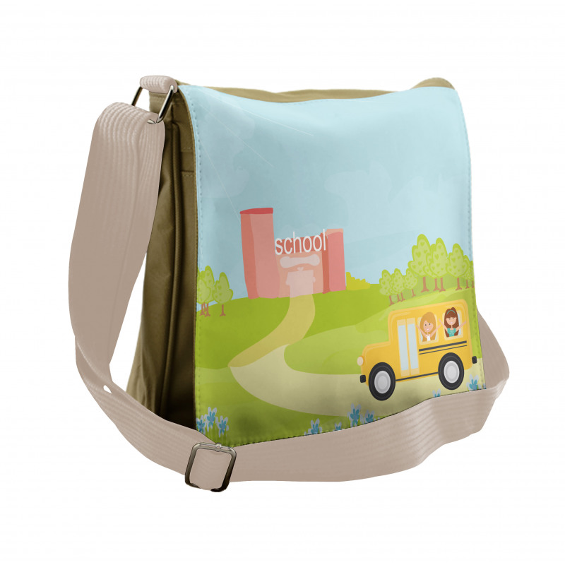 Vehicle on a Spring Day Messenger Bag