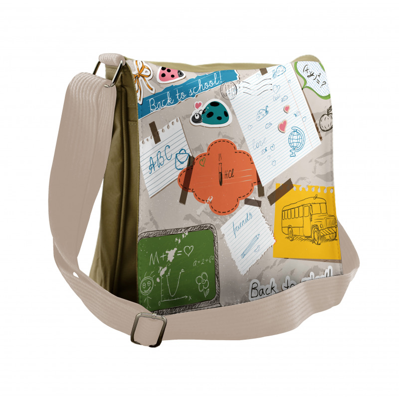 Back to School Learning Messenger Bag