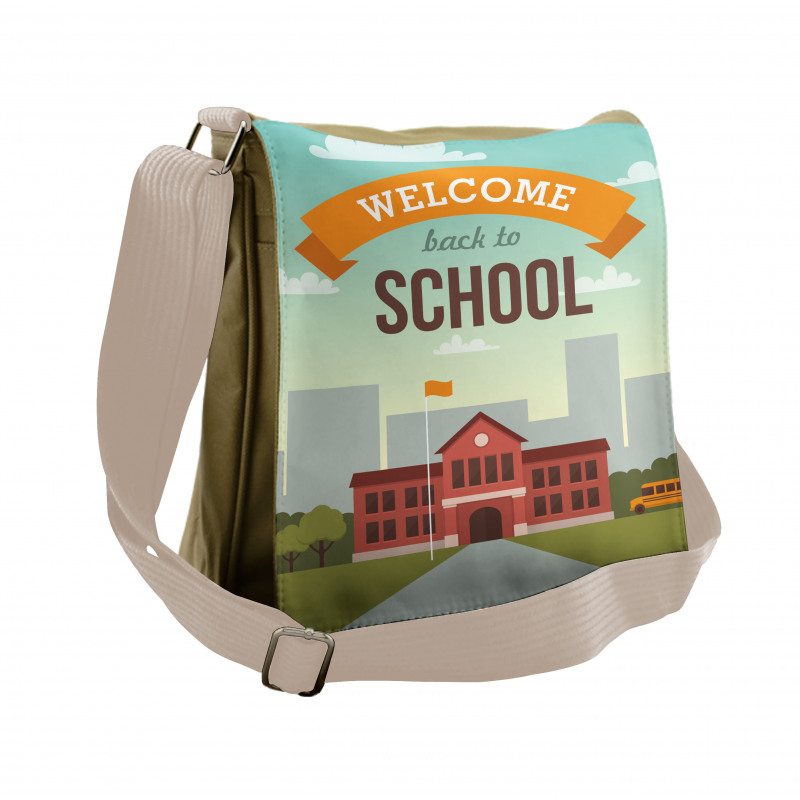 Welcome Back to School Messenger Bag