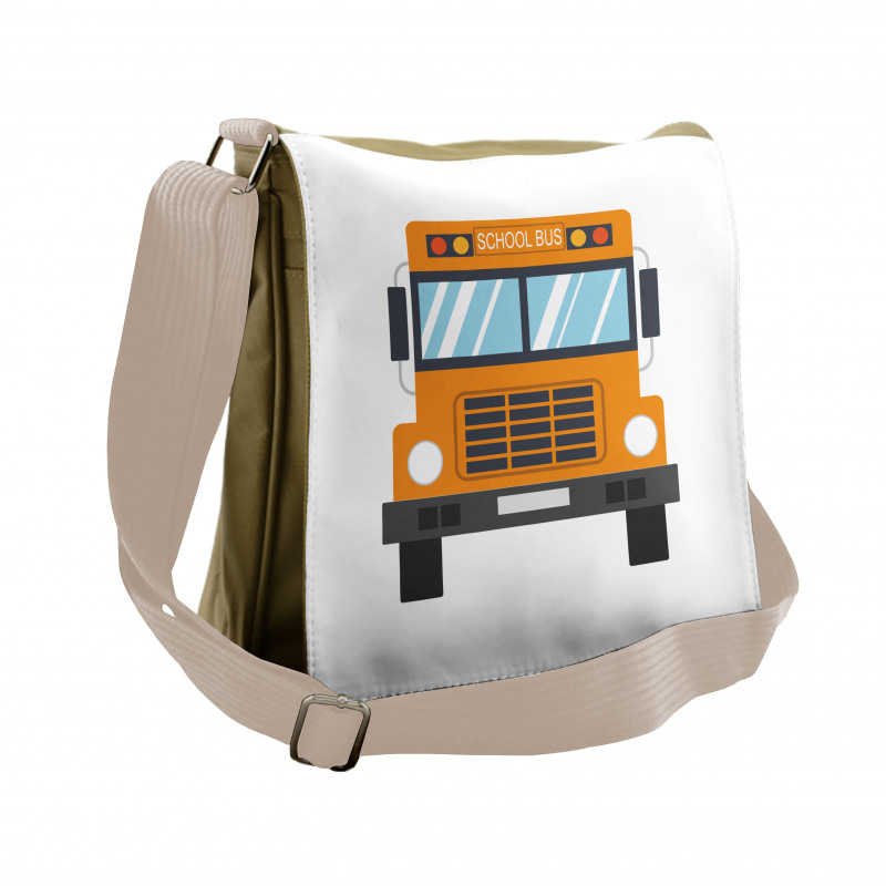 Academic Life Caricature Messenger Bag