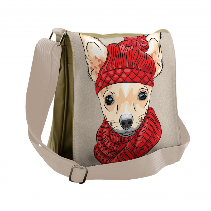 Fashionable Dog Messenger Bag