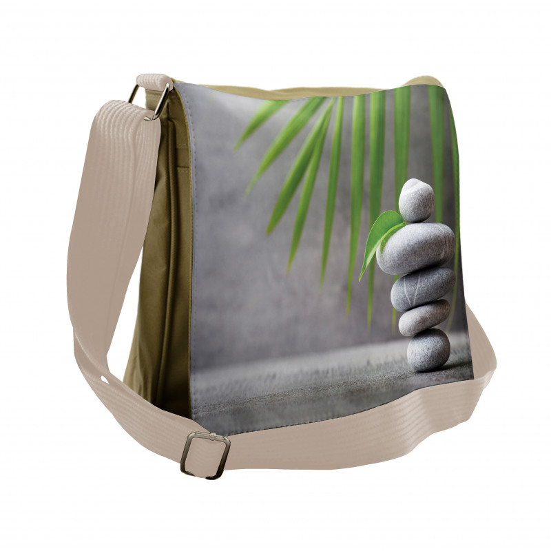 Spa Theme Therapy and Massage Messenger Bag