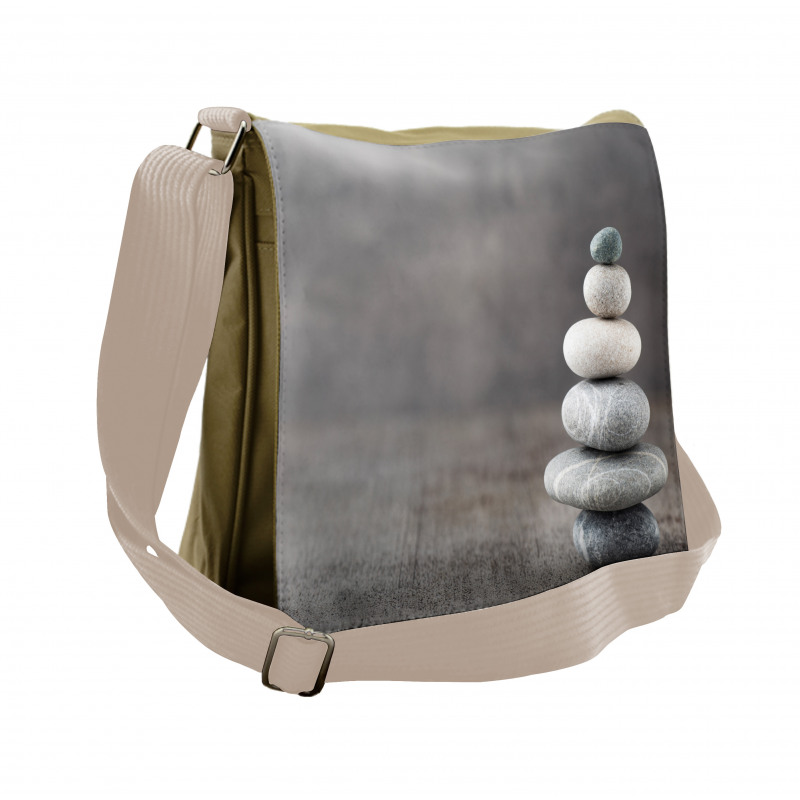 Stability 6 Stones Nature Messenger Bag