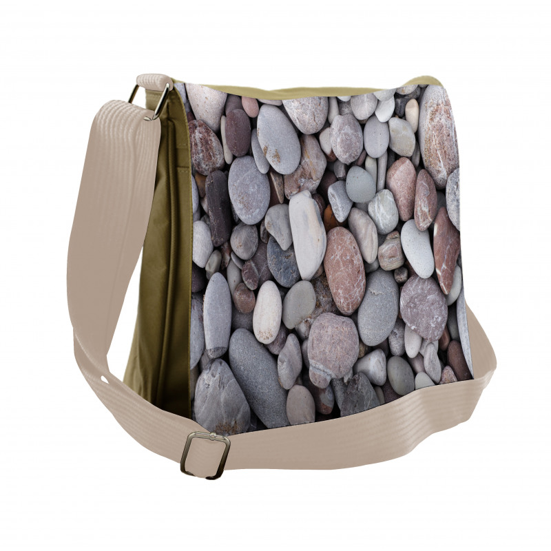 Sea Elements Pile of Stones Messenger Bag