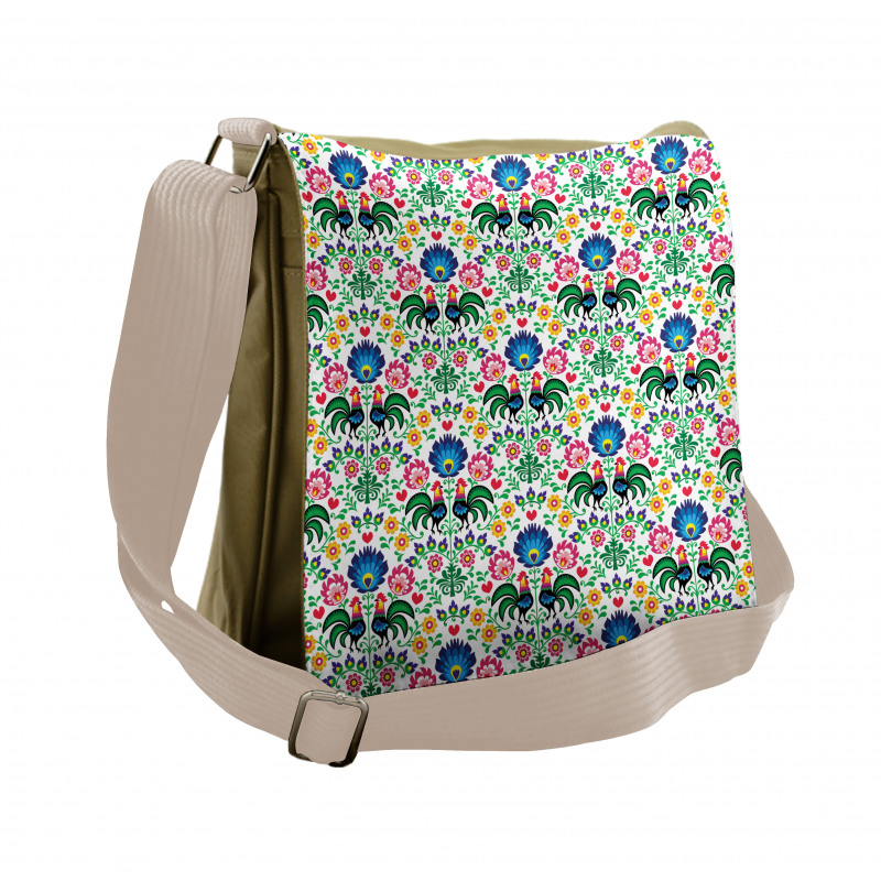 Flora Cocks Messenger Bag