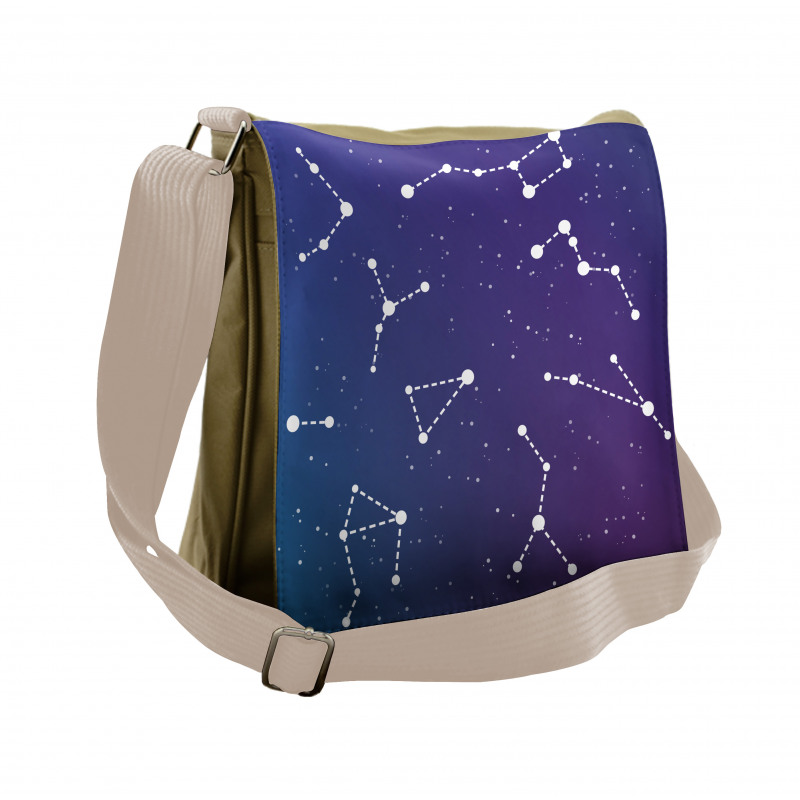 Cassiopeia Constellations Messenger Bag