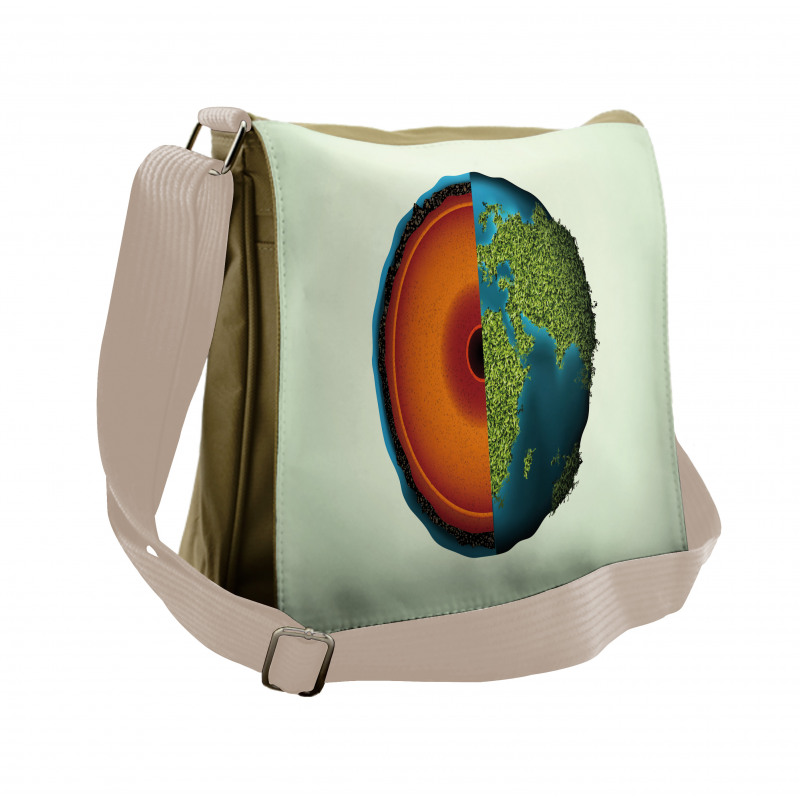 Composition of the Earth Messenger Bag