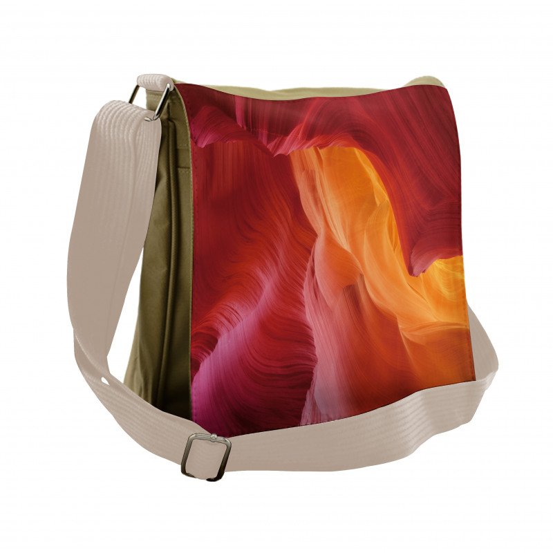 Color Hues of Eroded Stone Messenger Bag