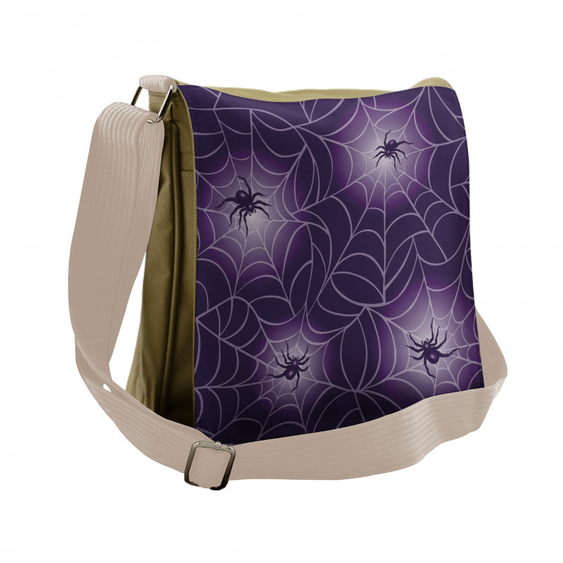 Mysterious Spider Web Messenger Bag