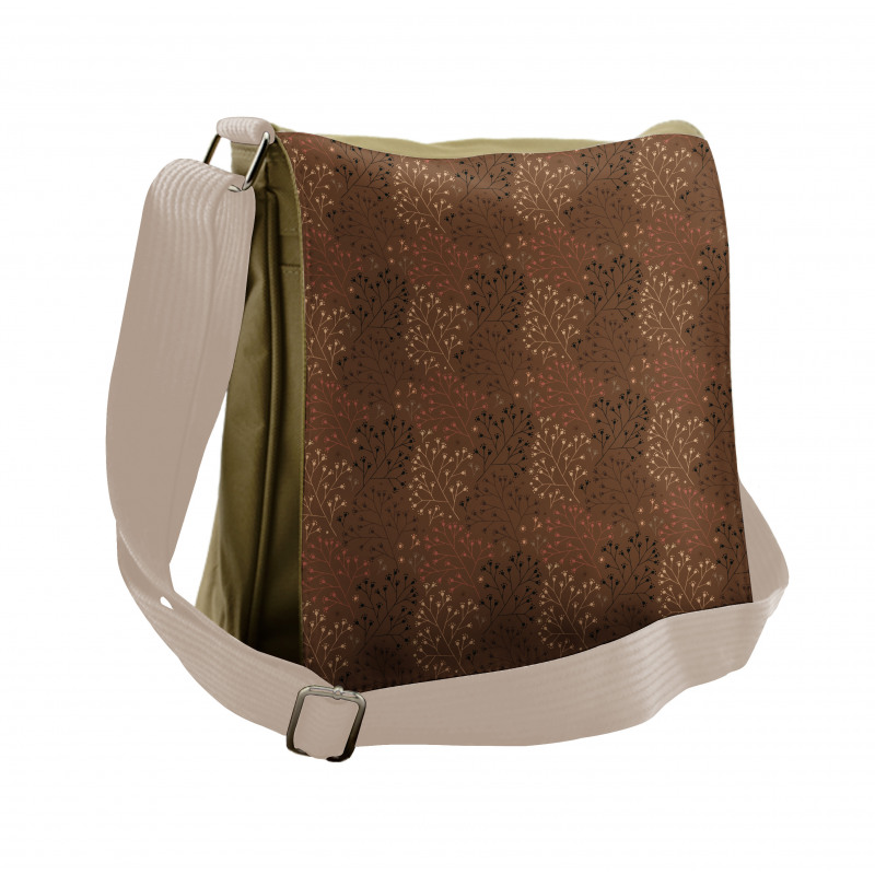 Autumn Dots Earth Tones Messenger Bag