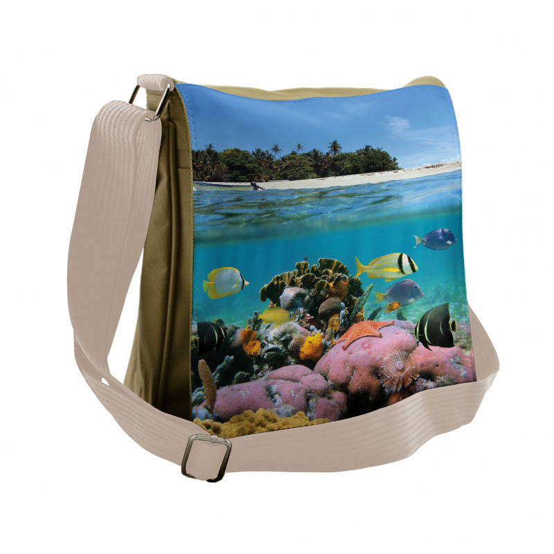 Underwater View Messenger Bag