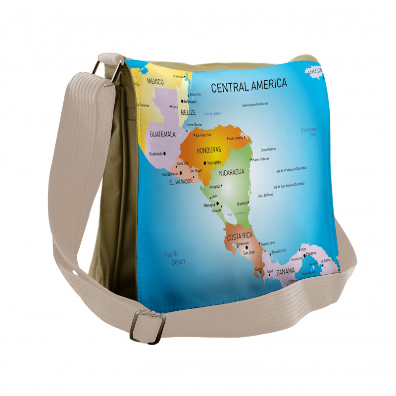 Cities in America Messenger Bag