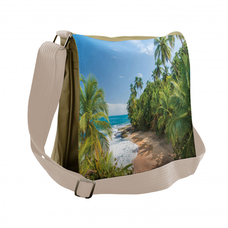 Wild Tropical Beach Messenger Bag