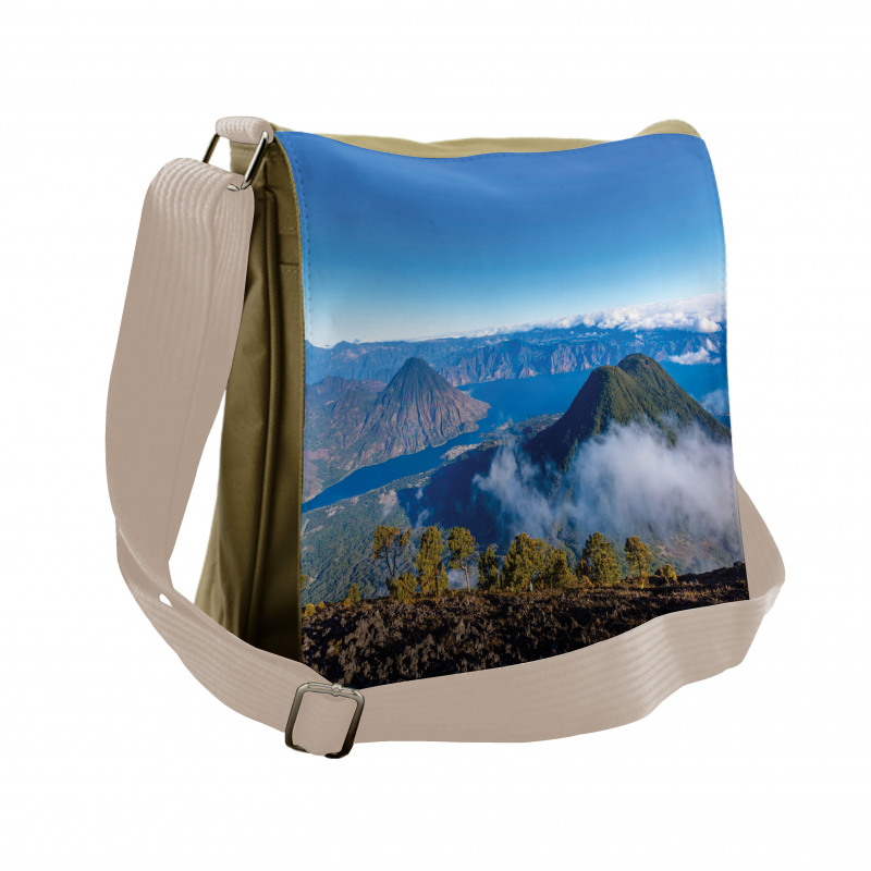 Lake Atitlan View Messenger Bag