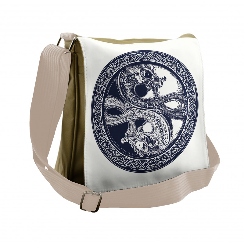 Mystic Yin Yang Messenger Bag