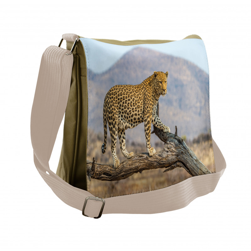 Blurred Background Fierce Messenger Bag