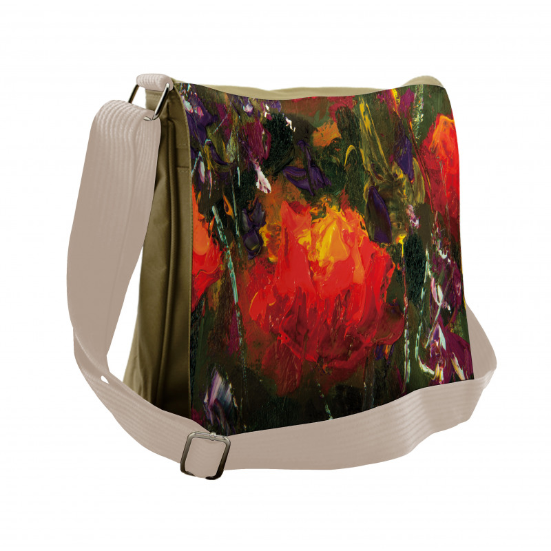 Colorful Composition Messenger Bag