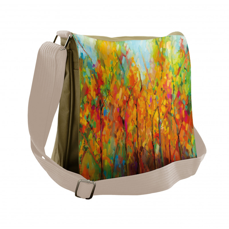 Fine Art Tree Forest Messenger Bag