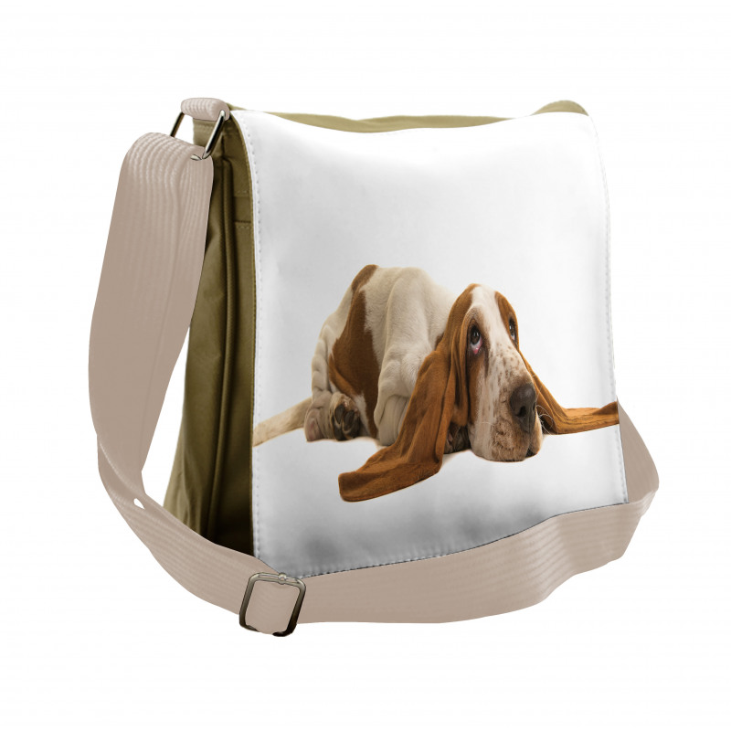 Long Eared Dog Messenger Bag