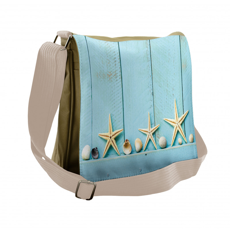 Nautical Stars Shell Messenger Bag