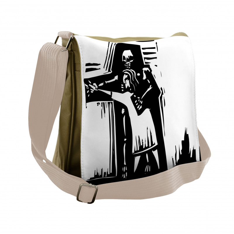 Dancing with Death Shadow Messenger Bag