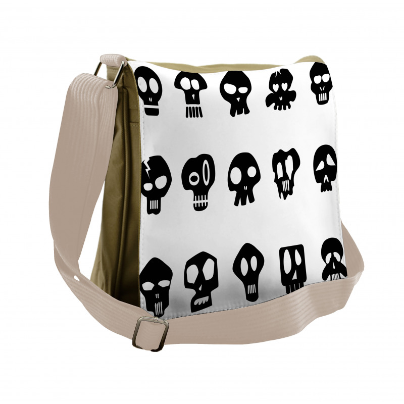 Funny Various Skull Messenger Bag