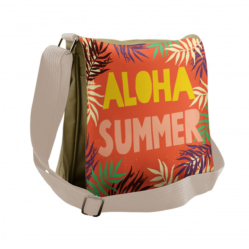 Aloha Summer Exotic Style Messenger Bag