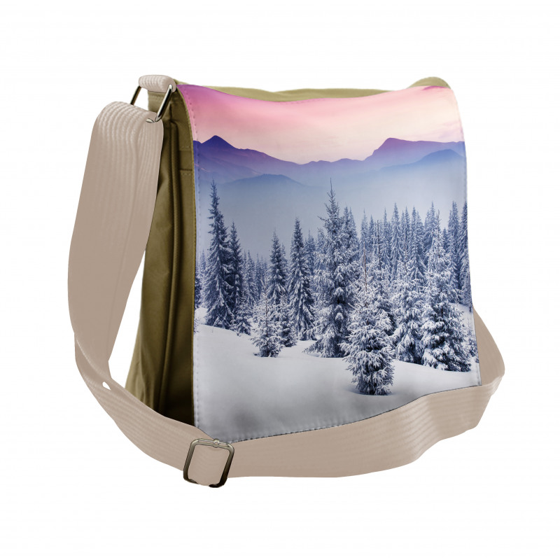 Dreamy Evening Landscape Messenger Bag