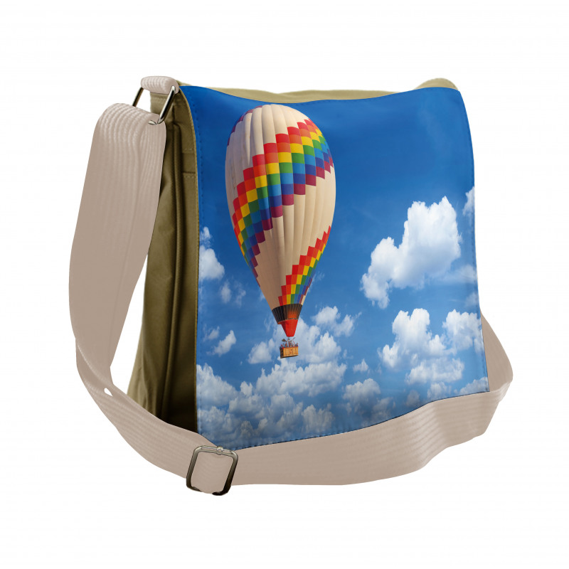 Colorful Hot Air Balloon Messenger Bag
