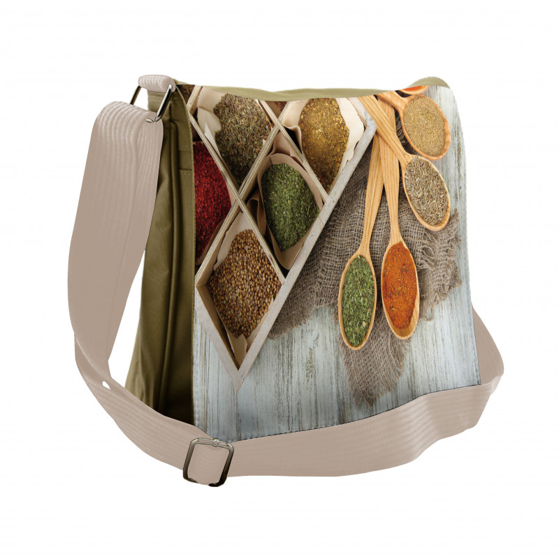 Box Design of Spices Shot Messenger Bag