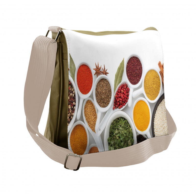 Overview of Colorful Aromas Messenger Bag