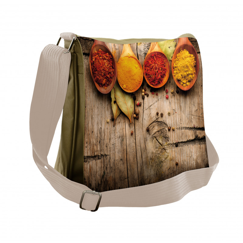 Saffron Turmeric Cinnamon Messenger Bag