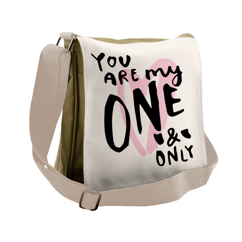 Romantic Texting Messenger Bag