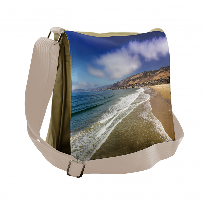 Pacific Coastline Beach Messenger Bag