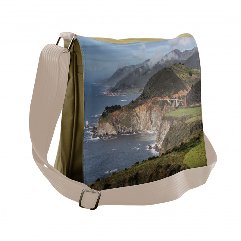 Coast from Hurricane Point Messenger Bag