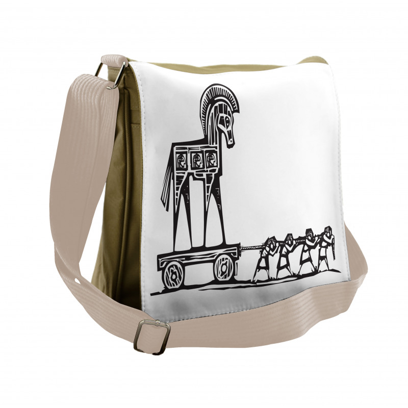 Greek Historic Troy Messenger Bag