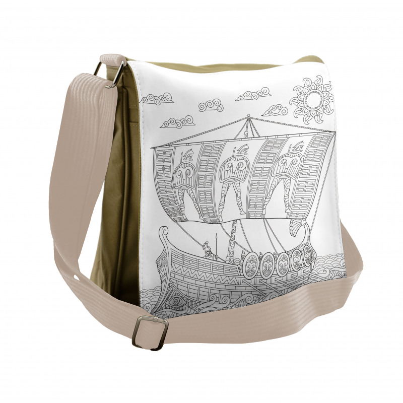 Uncolored Galley Messenger Bag