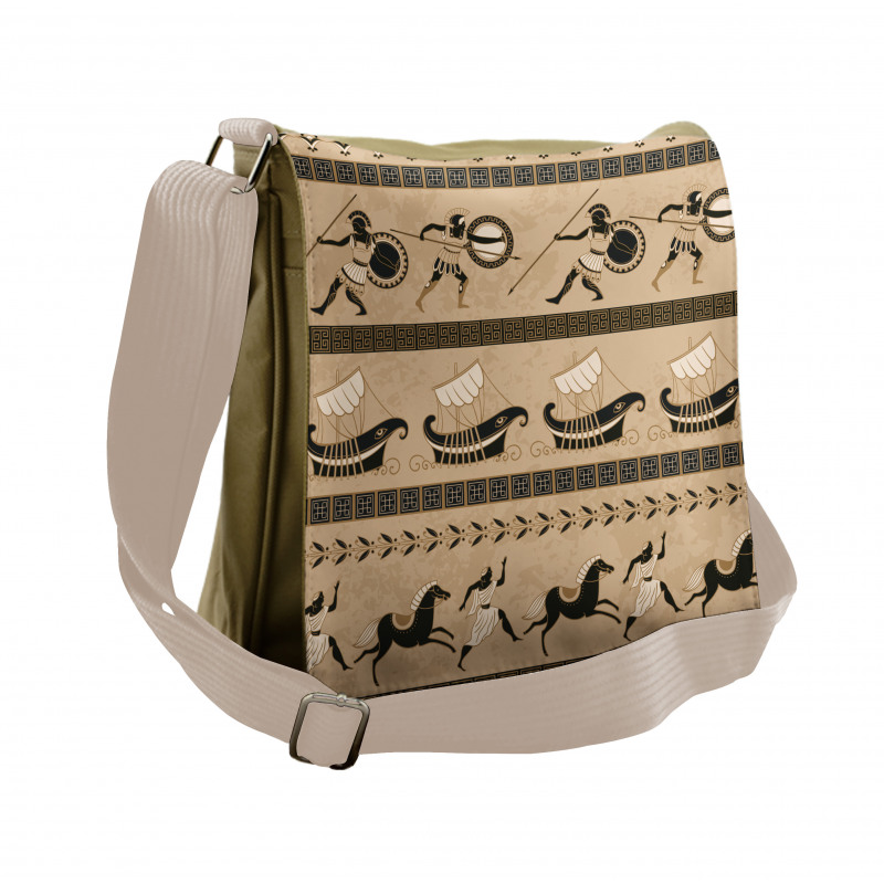 Horses Royals and Warriors Messenger Bag