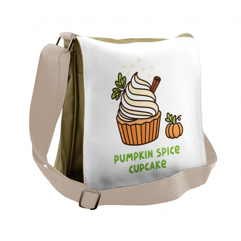 Autumn Cupcake Messenger Bag