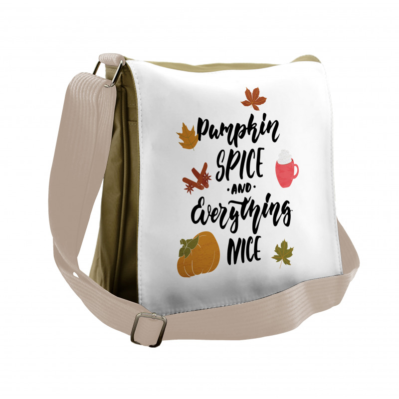 Cheery Autumn Vibes Messenger Bag