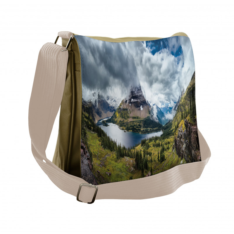 Overlook Vista Hidden Lake Messenger Bag