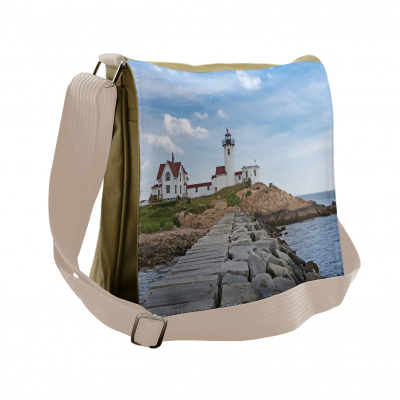 Coastal Harbor Side Messenger Bag