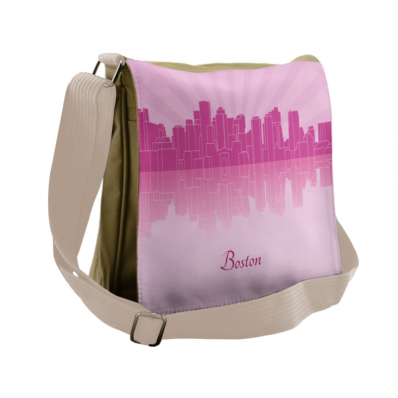 Pastel Silhouette Messenger Bag