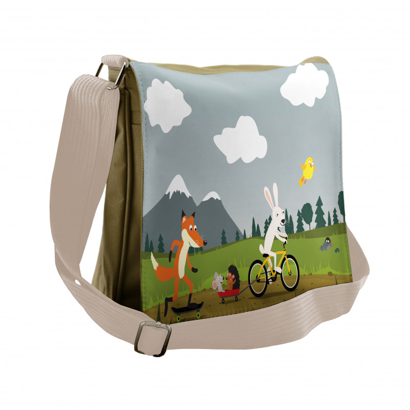 Having Fun in Nature Messenger Bag