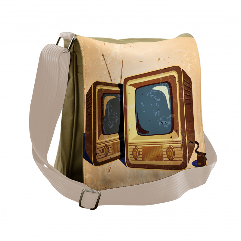 Nostalgic Televisions Messenger Bag